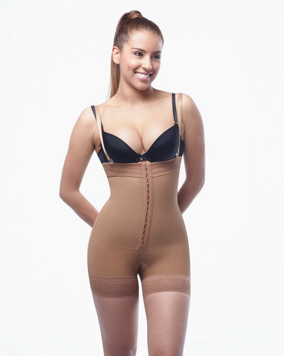 1650 – Bodyshaper Strapless corto Lycra para glúteos 