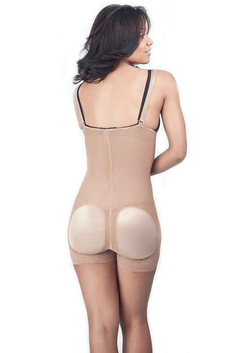 1650 – Bodyshaper Strapless corto Lycra para glúteos 