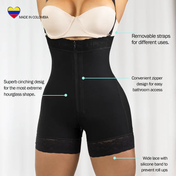 1683- Christine Strapless short seamless derriere lift
